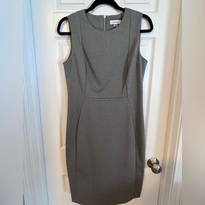 Calvin Klein Charcoal Midi Dress
